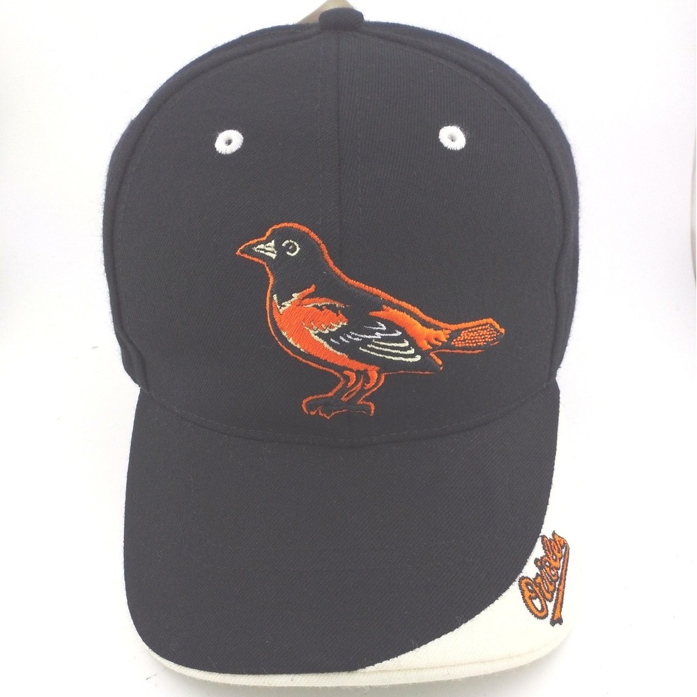 Twins Enterprise Baltimore Orioles MLB Baseball Cap Mens Black Cream Wool Hat